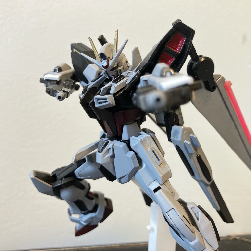 ビームライフルショーティやビームブレイドはプラ板とジャンク部品から作ってます