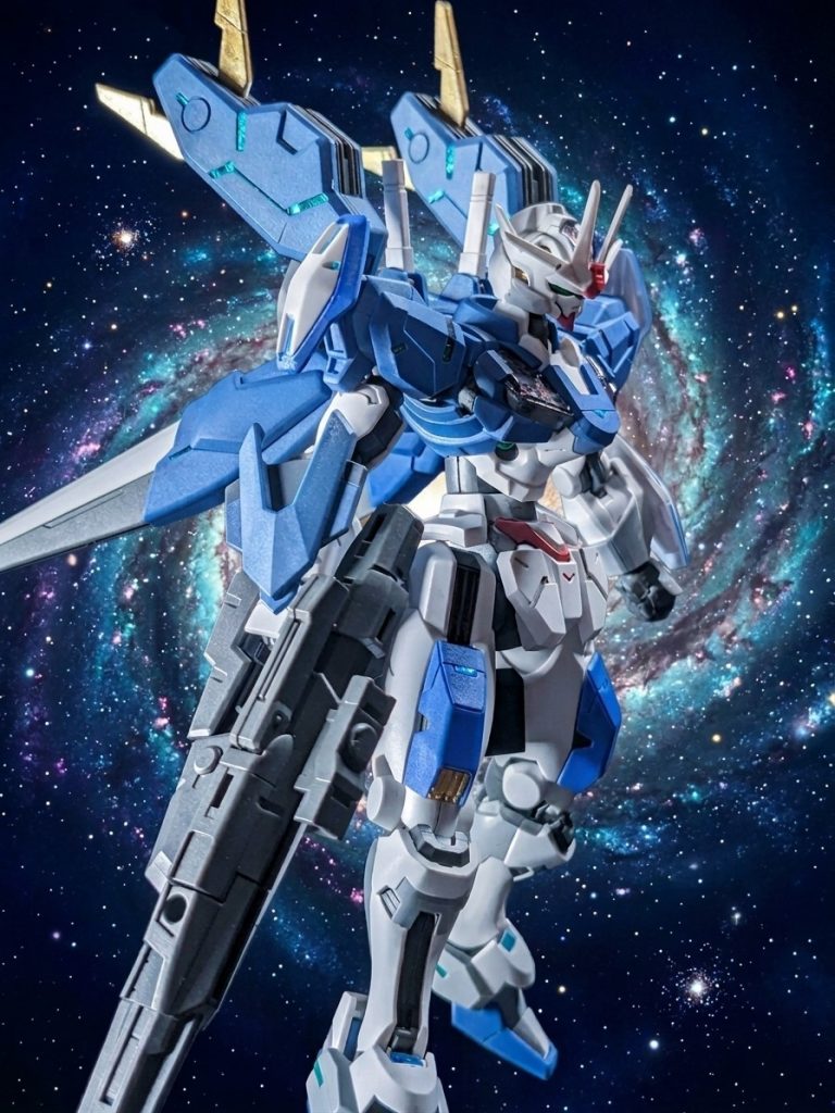 HG ガンダムエアリアル　改修型　「私、間違ってないよね…？」by スレッタ・マーキュリー–2枚目/制作者：ゴン太