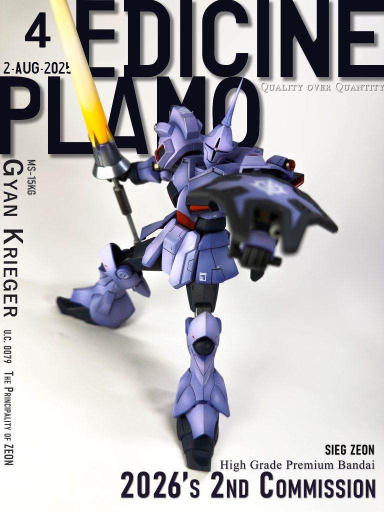 HG 1/144  ギャン・クリーガ, Gyan Krieger 全塗装完成品–3枚目/制作者：Edicine