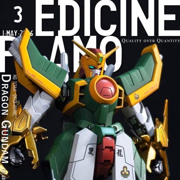 HG 1/144 ドラゴンガンダム, Dragon Gundam 全塗装完成品