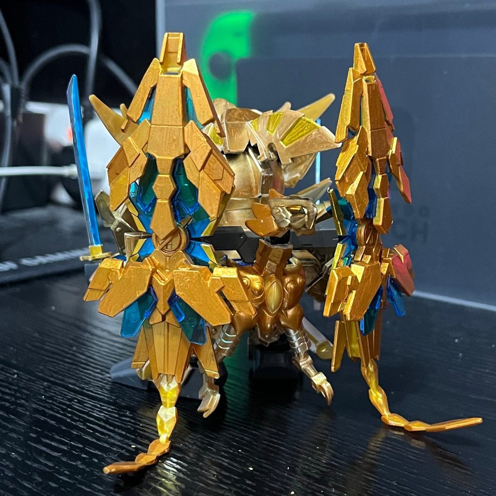 純金の鳳凰騎士。騎士フェニックスガンダム (爆発モード。)–4枚目/制作者：@Singsin23210326