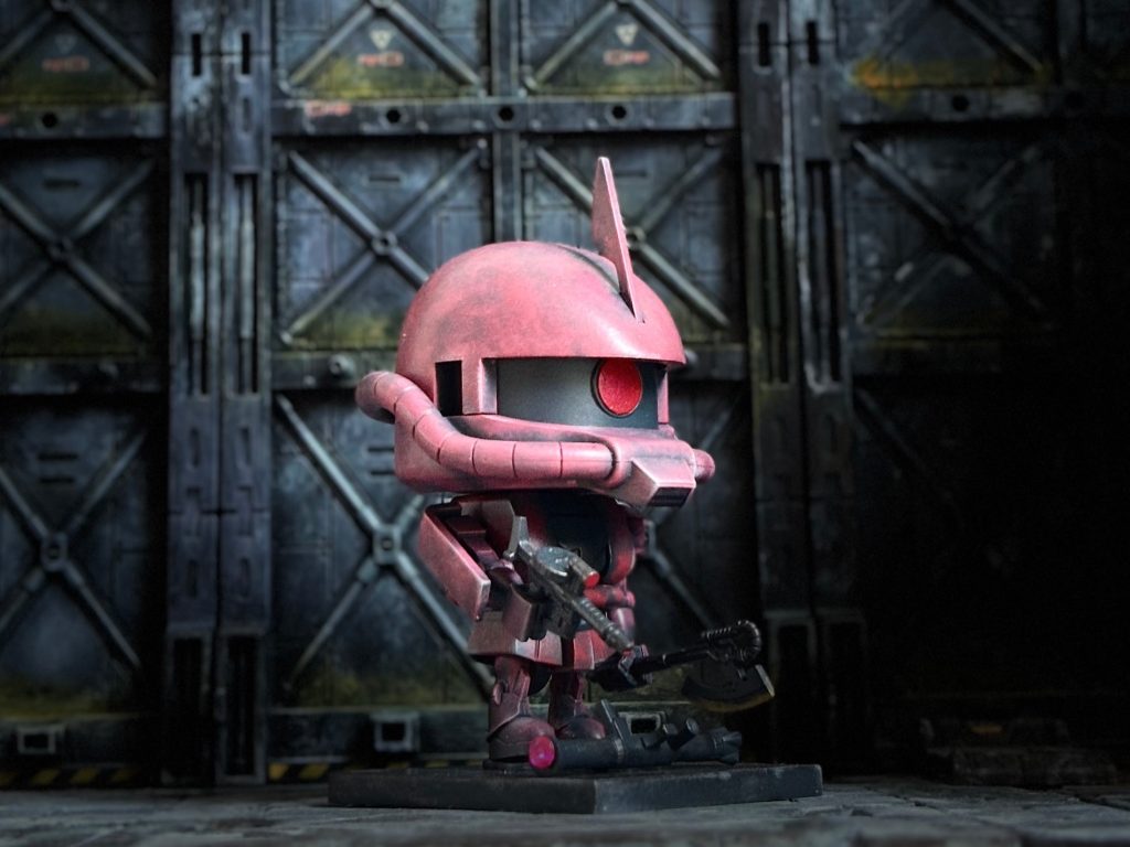 1/1 シャアザクくんDXセット(ランナーVer.再現パーツ付き)–5枚目/制作者：mal