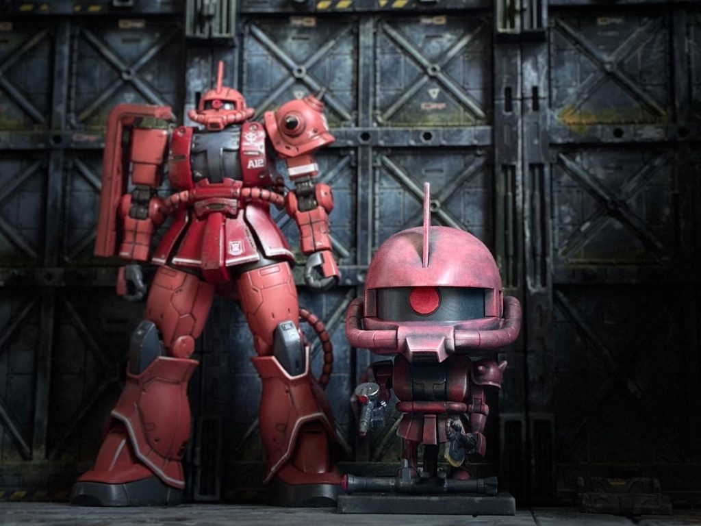 1/1 シャアザクくんDXセット(ランナーVer.再現パーツ付き)–7枚目/制作者：mal