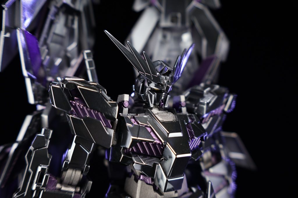 HGUC 1/144 ユニコーンガンダム3号機 フェネクス  銀メッキ風仕上げ