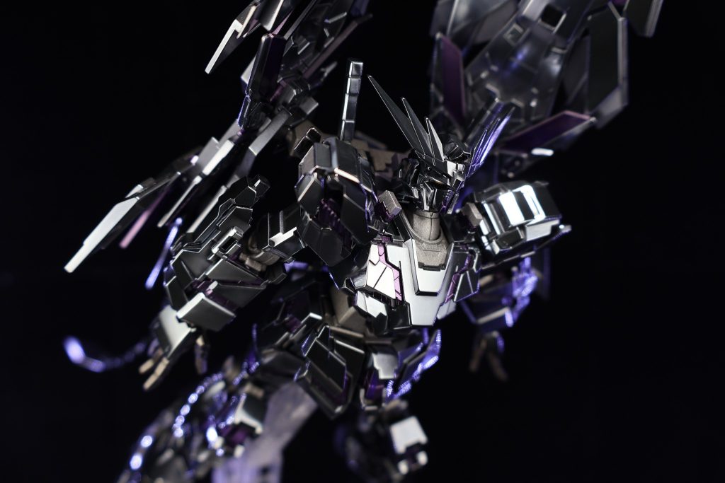 HGUC 1/144 ユニコーンガンダム3号機 フェネクス  銀メッキ風仕上げ–5枚目/制作者：hepo.6479