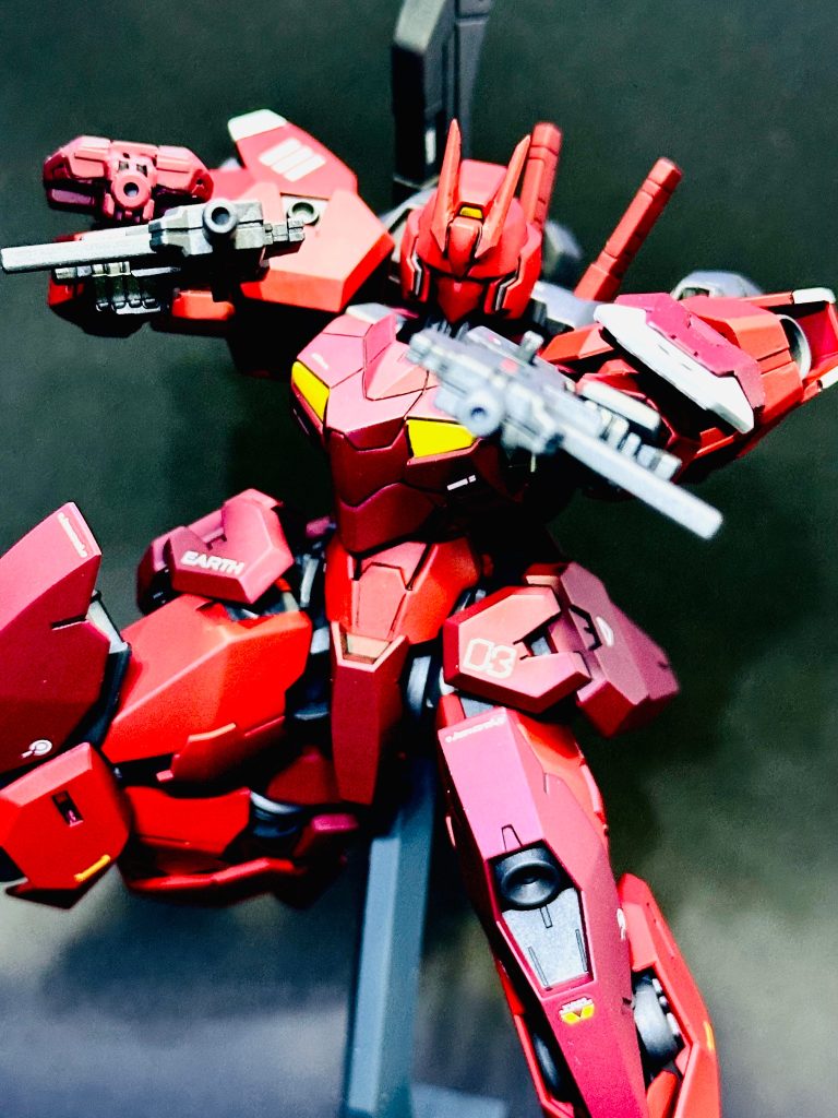 そして補助武器としてビームマシンガンを二丁装備