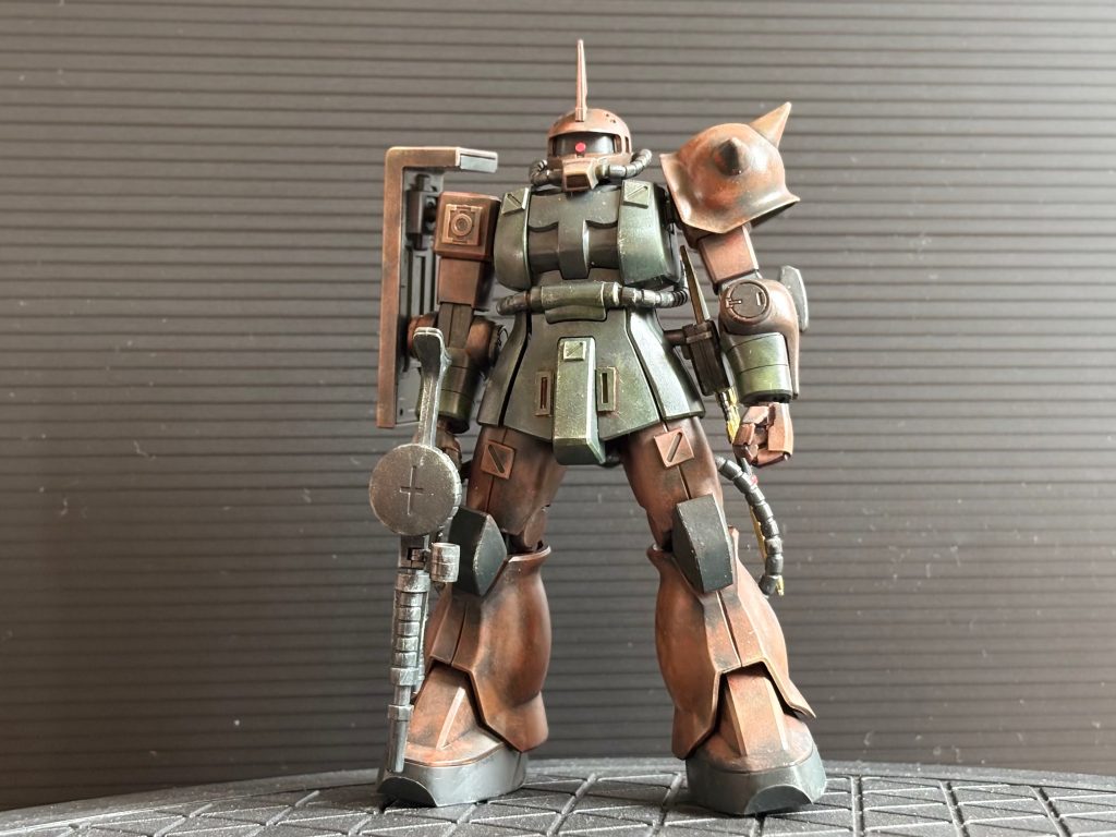 HGUC ザクII (ガルマ専用機)–3枚目/制作者：mal