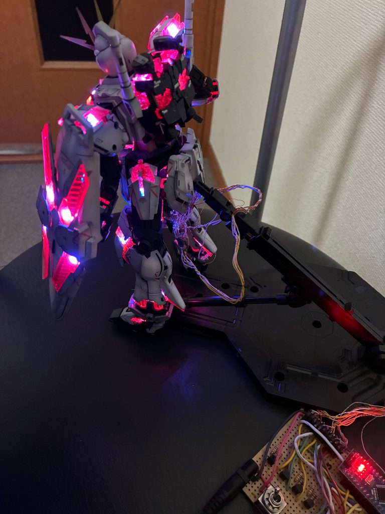 MGナラティブガンダムC装備　電飾　プログラム付–2枚目/制作者：ちっぷ