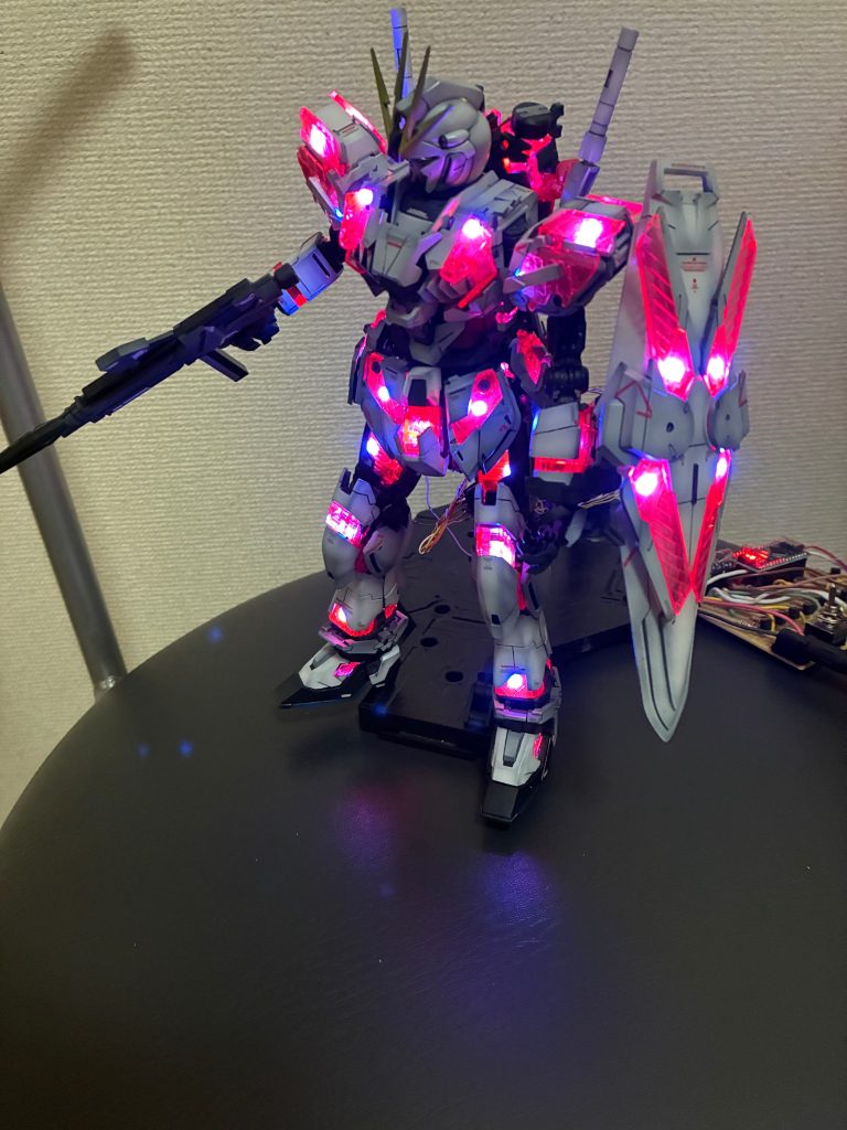 MGナラティブガンダムC装備　電飾　プログラム付