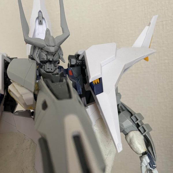盛ったパテを少し削ってAIにサーフェイサーチェック&nbsp;（5枚目）