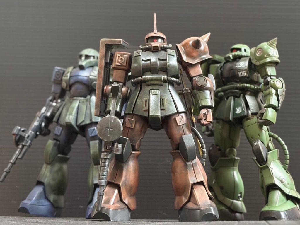 HGUC ザクII (ガルマ専用機)–6枚目/制作者：mal