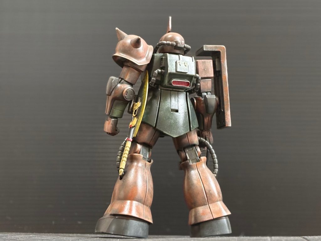 HGUC ザクII (ガルマ専用機)–4枚目/制作者：mal