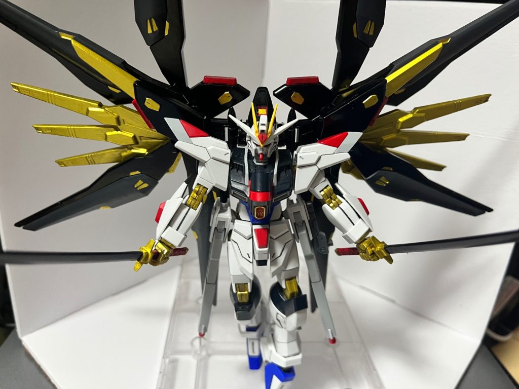 ラストは軌道兵装ウィングを展開してフツノミタマの二刀流で締め