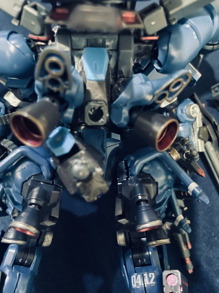 オリジナルMS(ガンプラ)『ガンダム グラウ・クローヴァ』–4枚目/制作者：ガンダム大好きです