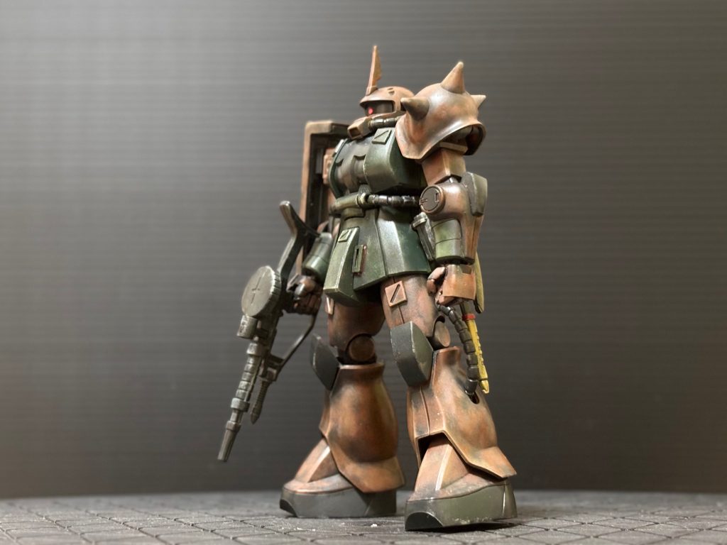 HGUC ザクII (ガルマ専用機)–3枚目/制作者：mal