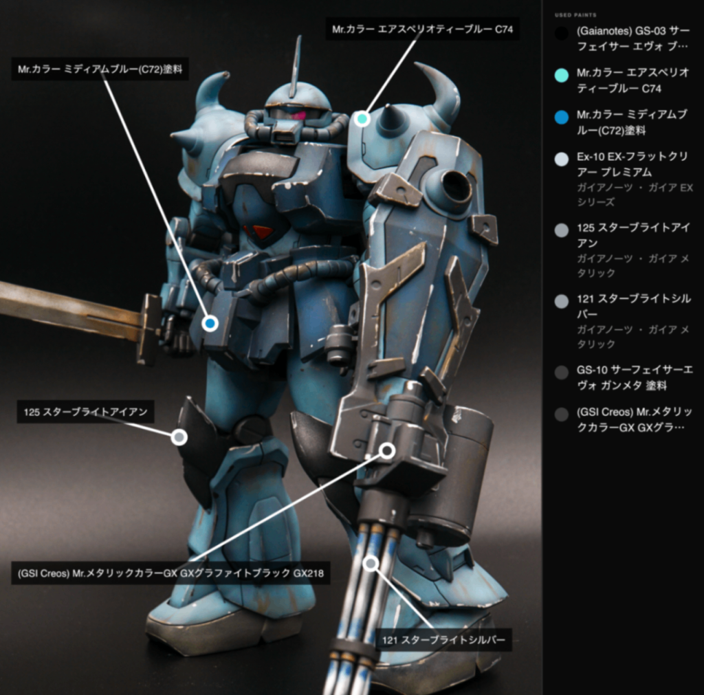MG 1/100 グフカスタム–3枚目/制作者：Chuck