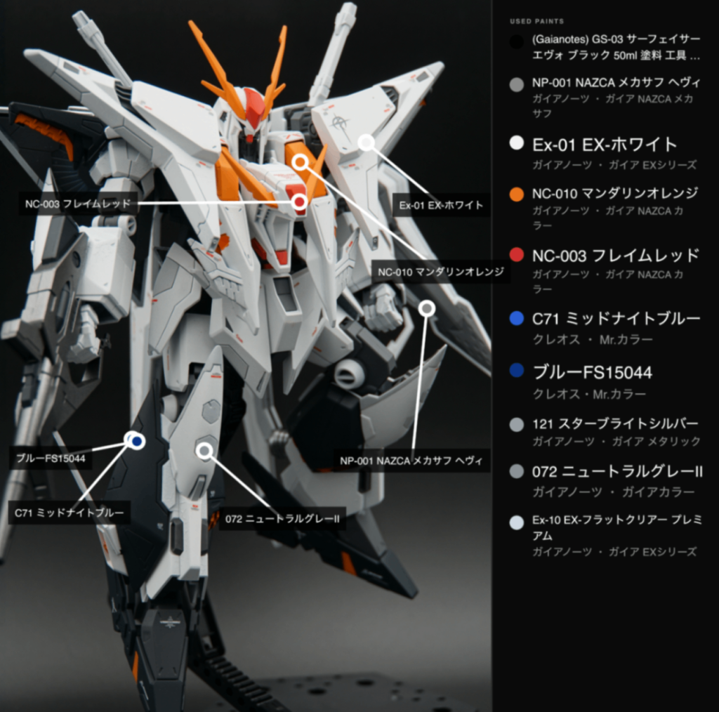 HGUC 1/144 Ξガンダム–4枚目/制作者：Chuck
