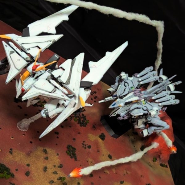 ジオラマ ΞガンダムVSアリュゼウス（キルケーの魔女）