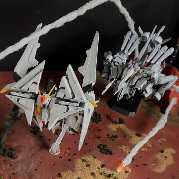 ジオラマ ΞガンダムVSアリュゼウス（キルケーの魔女）