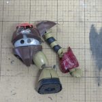 ハイゴッグを念頭に、手長短足ゴッグを作りたいのです。クリアランスを調整しながら股[…]