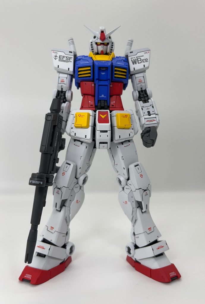 肩アーマー、胸ダクト、脚部、アンクルアーマー等の改修です。