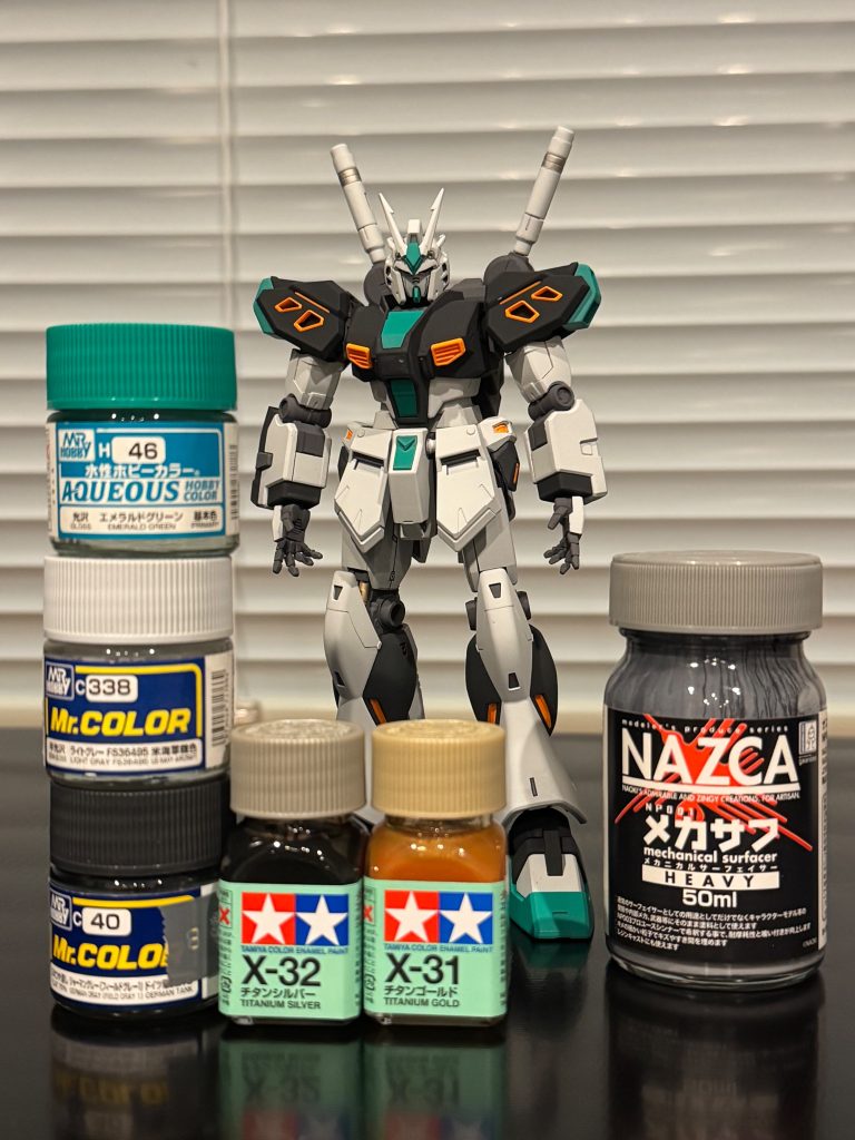 メモ用に使った塗料をあと　ミスター109 キャラクターイエロー