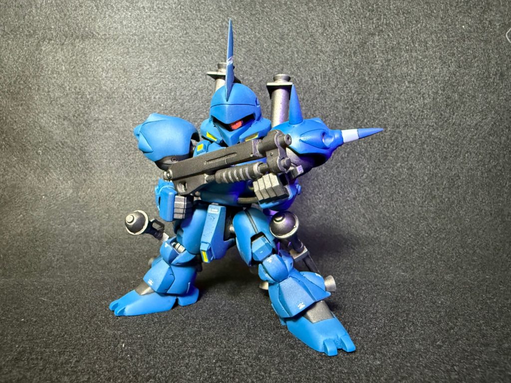 ショットガン構え。
