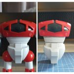 　製作編3回目、このキットの気になる部分の一つが胸から腰へかけて無理やり線を繋げ[…]