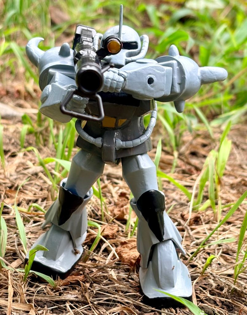 両手で構えて劇場版のあのシーンも再現可能(gundam-kao2)スコープにはHアイズを使用。