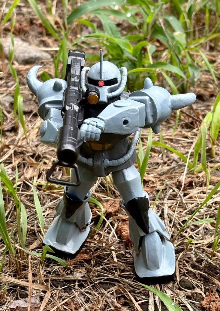 俯瞰のアングル。小生の地元は9月になってからだいぶ涼しくなり、撮影もスムーズにできた(gundam-kao7)