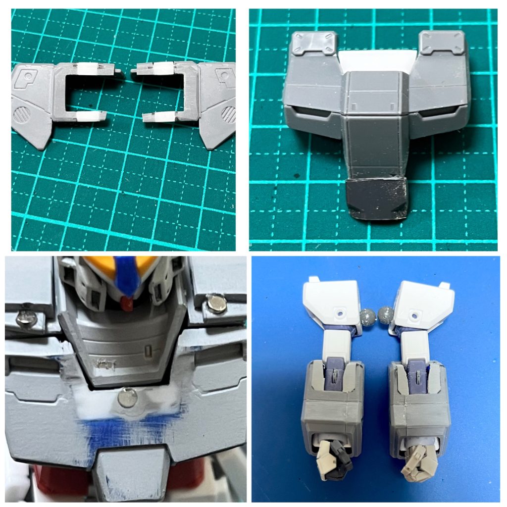 チョパムアーマーも各所延長。ネオジムを仕込んで装着を安定させました