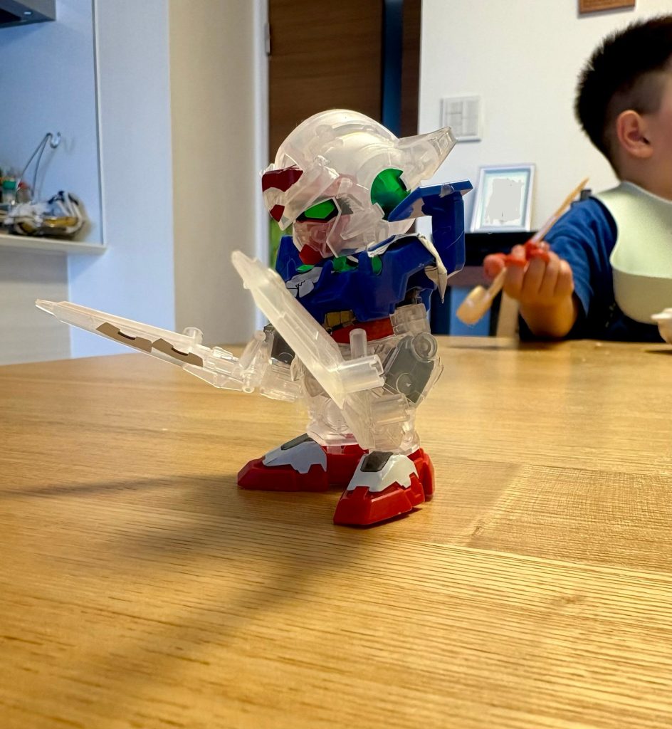 ３歳とのSDEXガンプラ–3枚目/制作者：yuichituba