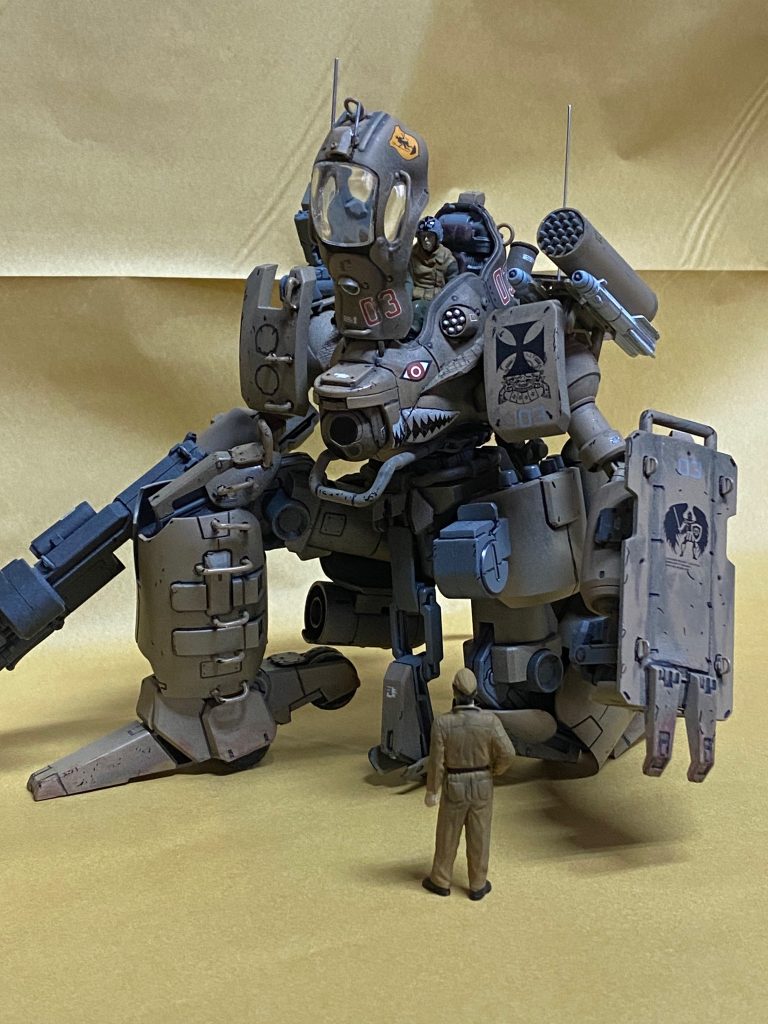 サイズ感は1/35ぐらいな感じです。