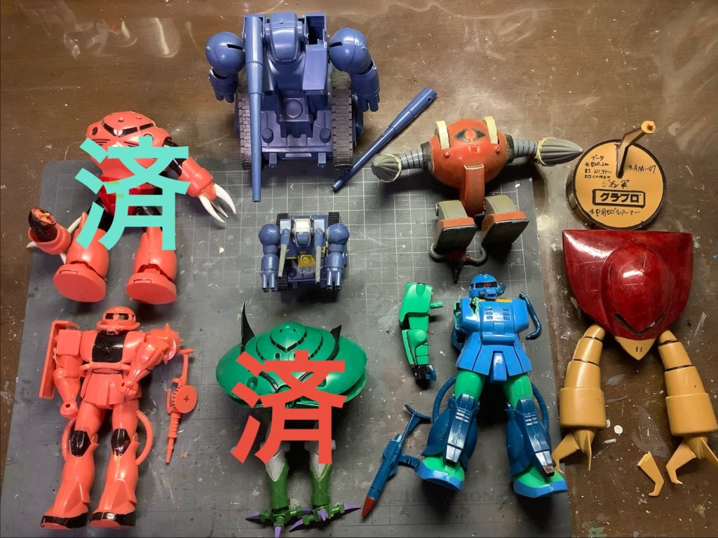 以前ヤフオクで入手したジャンク､まぁまだ他にもあるんですけどね､今のご時世未組み立て品を組むのが勿体無くて…