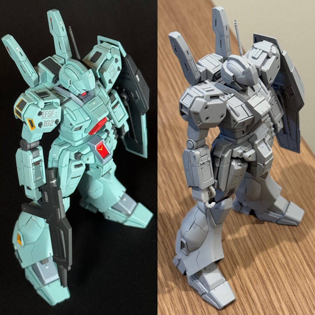サフ状態と比較サフ状態の方がパキッと見える現象に名前をつけてほしいです😂