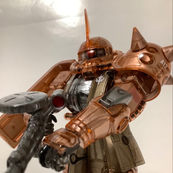 MG シャア専用ザク(クリスタルバージョン)メカニカルコアメッキ風