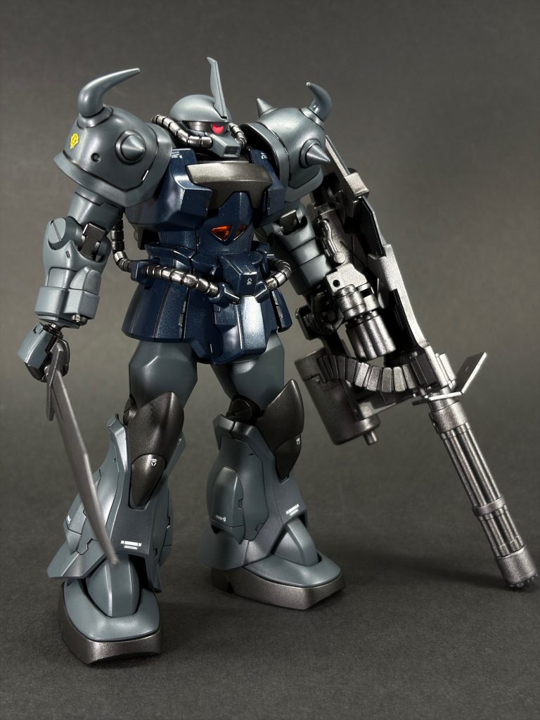 設定色の青が明るくてあまりすきじゃないので、ボックスアートを参考に暗めのブルーグレーにしてみました。&nbsp;