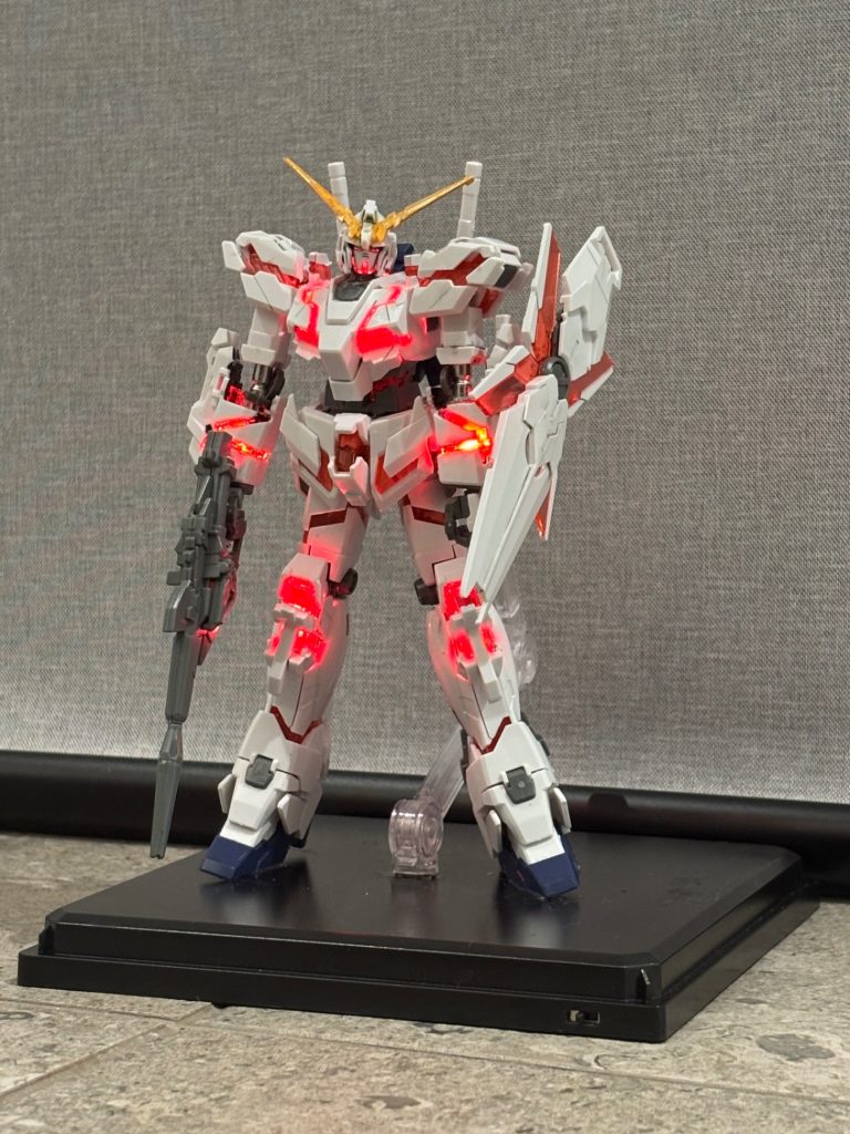 サイコフレームの発光を再現しました！
