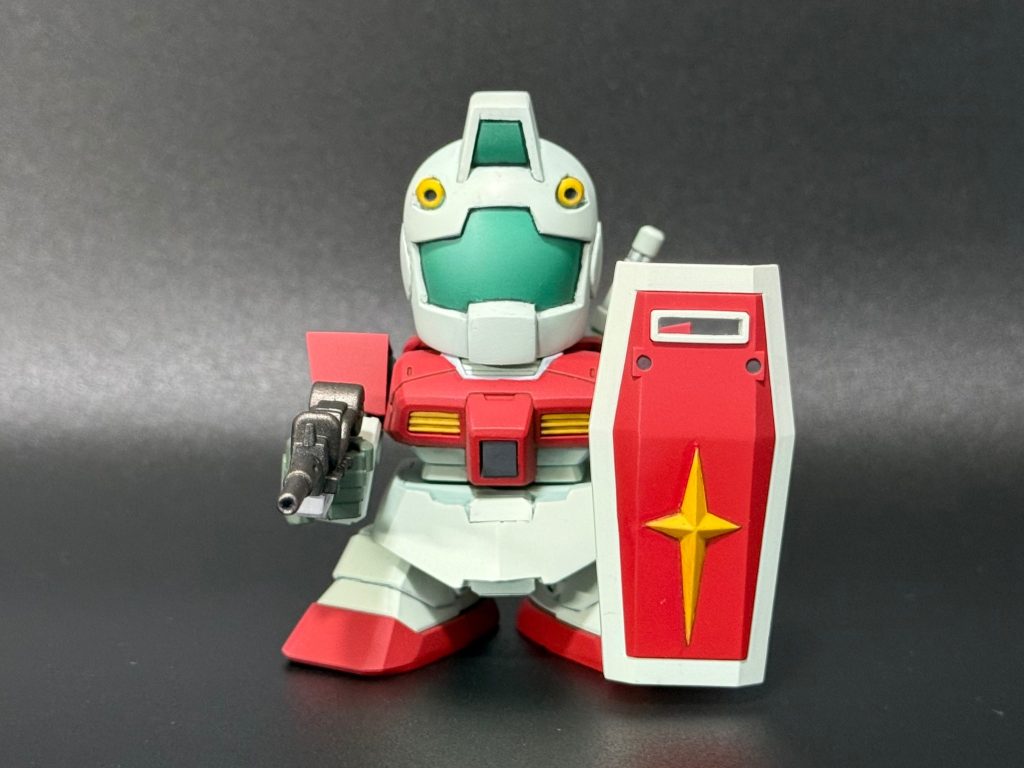 真正面で。