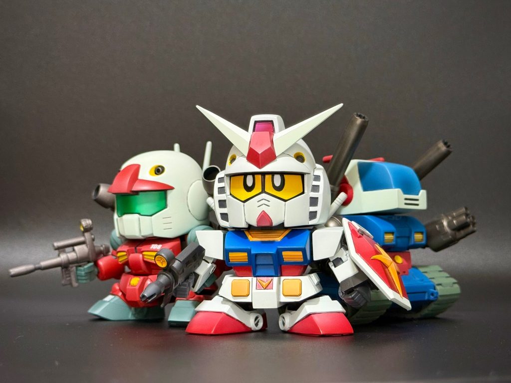 出撃、ホワイトベース隊！遂にガンダム、ガンキャノン、ガンタンクが揃った！きょだいなてきをうてよ！