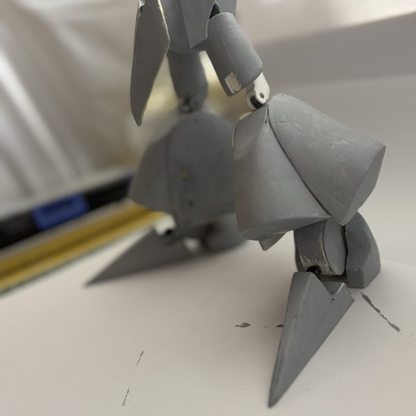 膝パーツのデザインが決まんなくて時間だけがすぎてく。、、（4枚目）