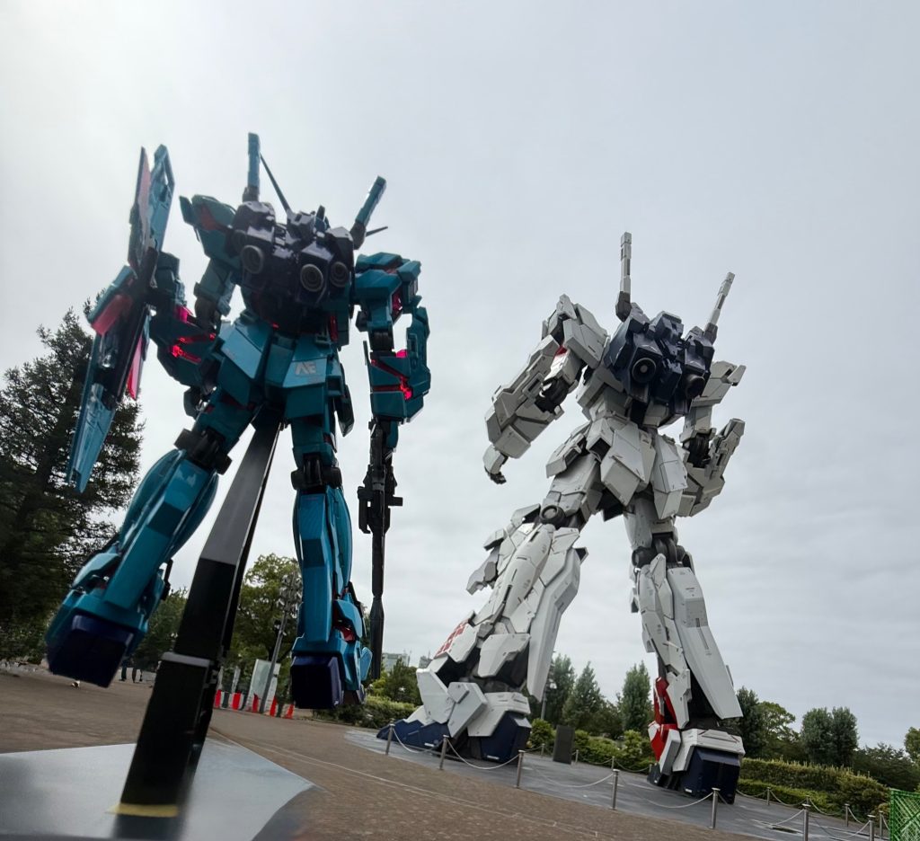 元々はダイバーシティ東京にある、等身大ユニコーンガンダムの展示終了に合わせて組んだ物。以上、ありがとうございました。
