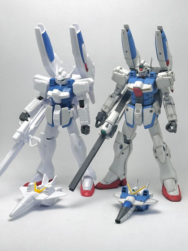 おまけその2。旧キットのヘキサヘッドで並べてみました。