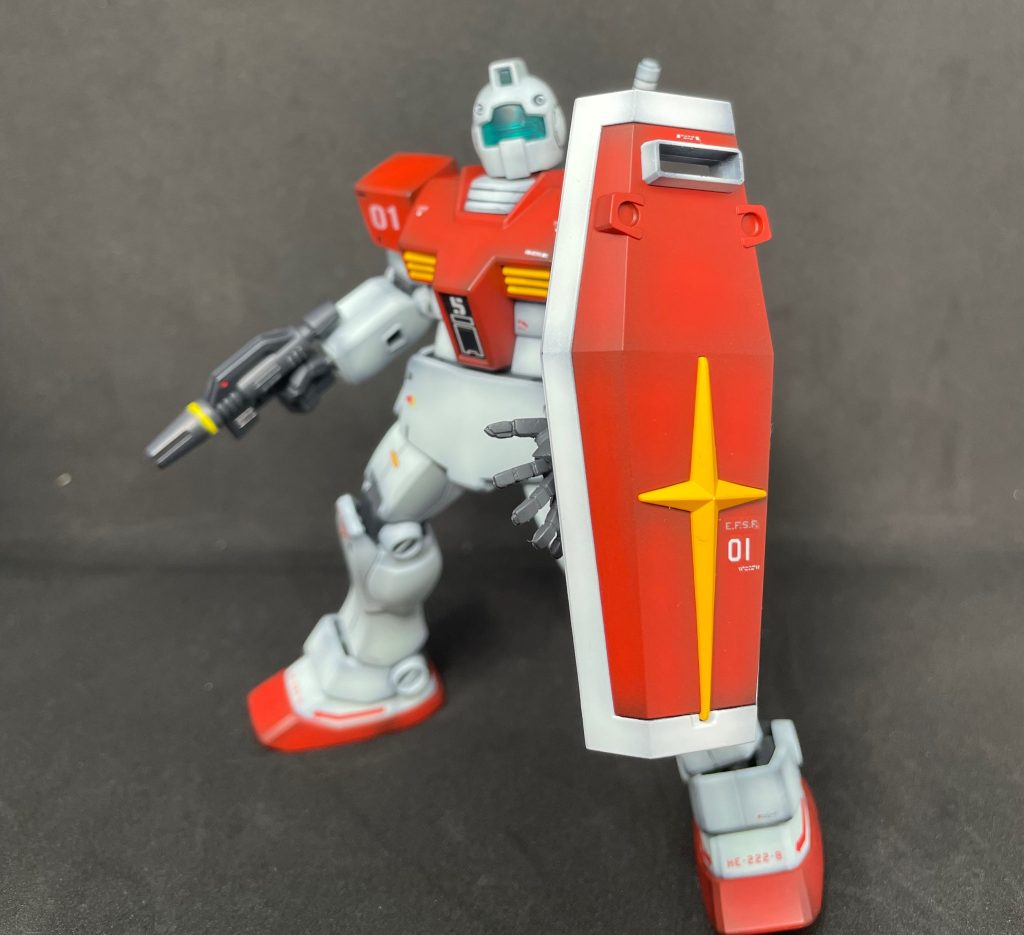 HGUC 1/144 RGM-79 ジム–2枚目/制作者：もこやま
