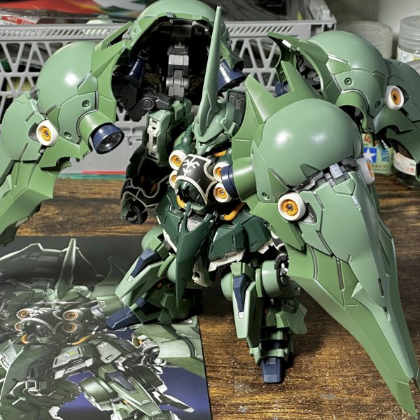 MGSDクシャトリヤ、パチ組み完成