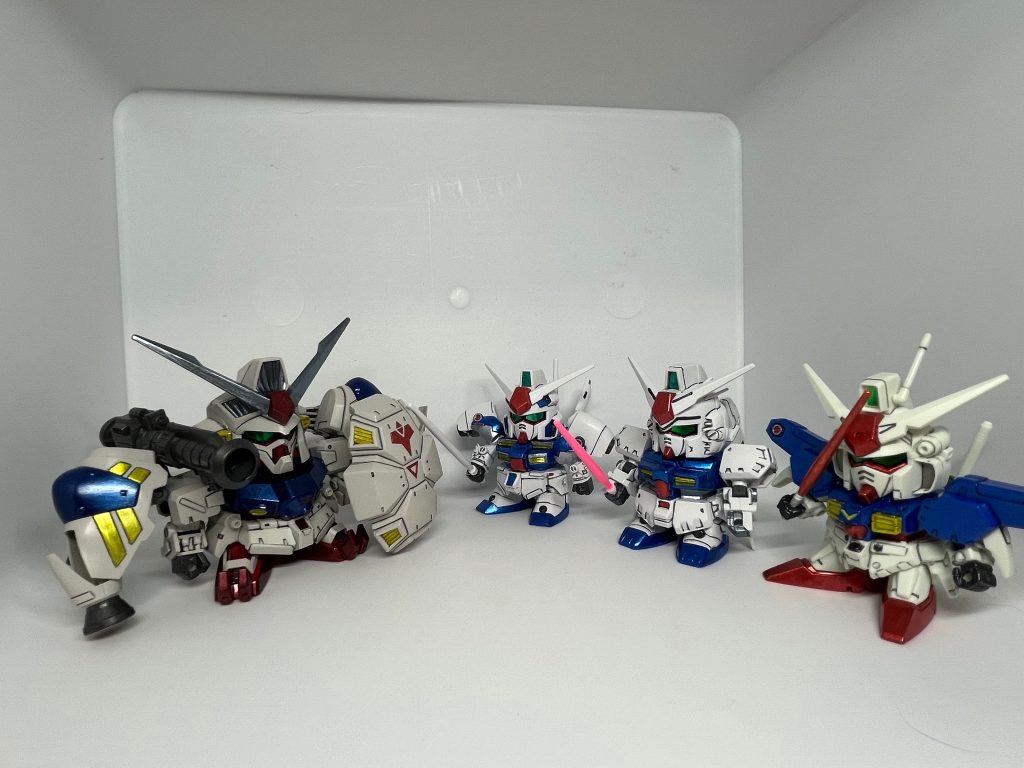 Gundam GP01 から GP04 まで揃いました‼️