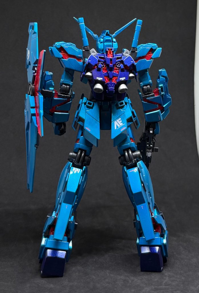 HGUC ユニコーンガンダム（ブルーVer.）–2枚目/制作者：cannon_amada