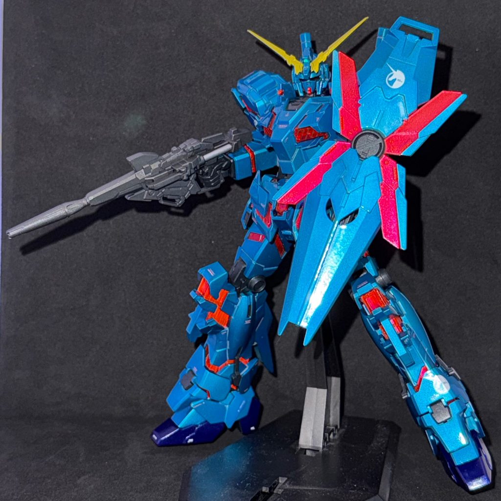 HGUC ユニコーンガンダム（ブルーVer.）–7枚目/制作者：cannon_amada