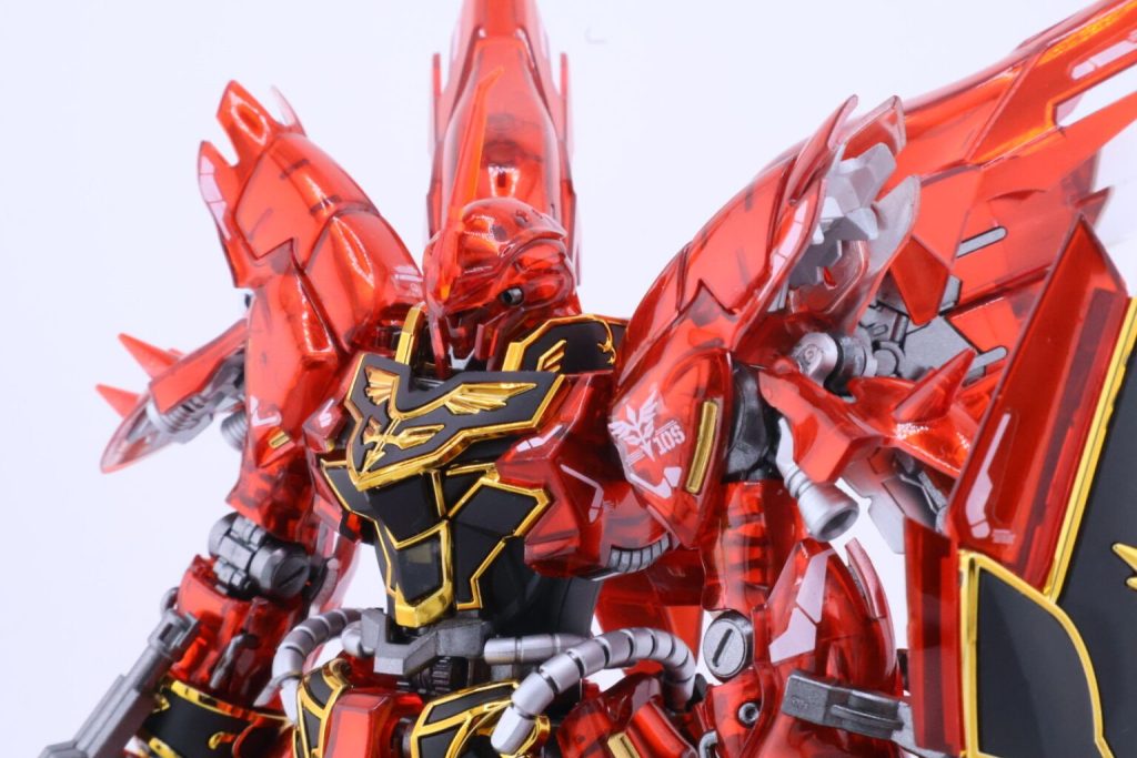 RGシナンジュ　メカニカルコアメッキ風塗装–2枚目/制作者：ぽん