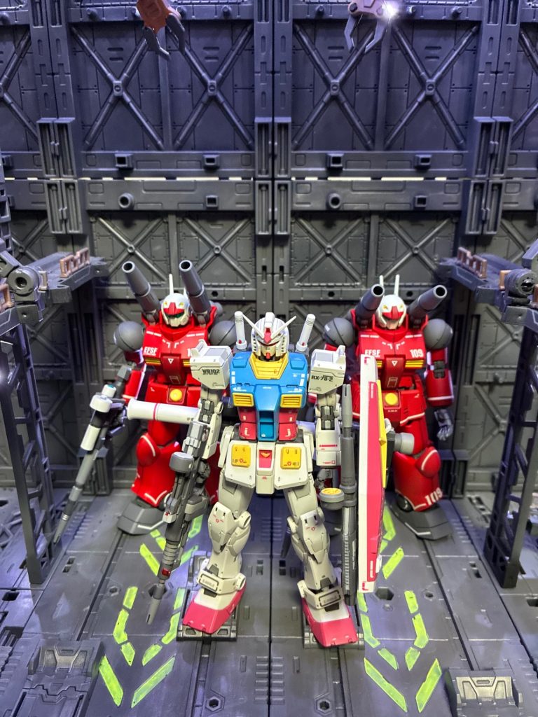 時間があればRX78も投稿しますが…やはりこの3機は熱い✨このままだとハヤト機が目立たなくなってしまうので、これくらいにして笑